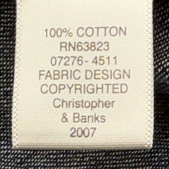 Denim Jacket Camping Embroidered Camp Scene Corduroy Collar Cuffs Blue Medium - Picture 7 of 9